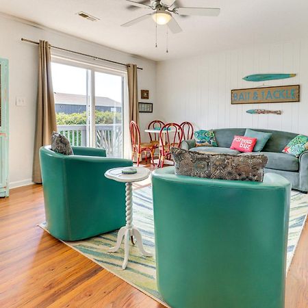 Oak Island Condo With Ocean View Steps To Beach! Exterior photo