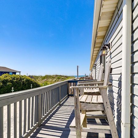 Oak Island Condo With Ocean View Steps To Beach! Exterior photo